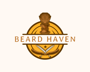 Haircutter Beard Grooming logo design