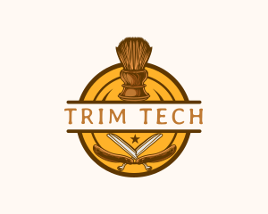 Haircutter Beard Grooming logo design