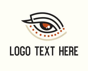 Stylish Eye Tattoo  logo