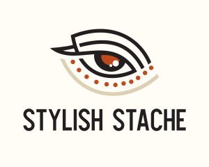 Stylish Eye Tattoo  logo design