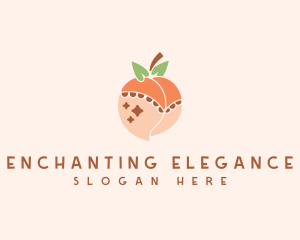 Sexy Lingerie Peach logo design