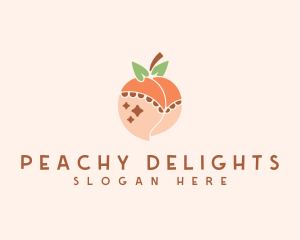 Sexy Lingerie Peach logo design