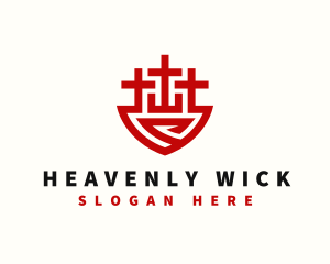 Cross Church Heaven Fellowship logo design