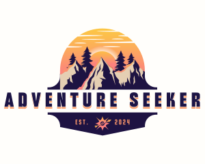 Mountain Adventure Travel logo design