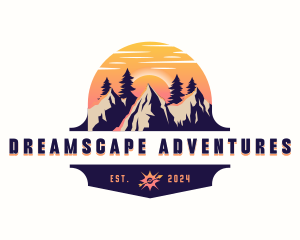 Mountain Adventure Travel logo design