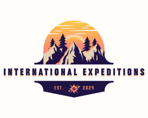 Mountain Adventure Travel logo design