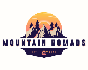 Mountain Adventure Travel logo design