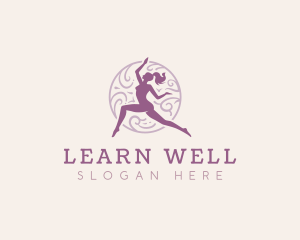 Fitness Wellness Yoga logo design