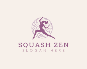 Fitness Wellness Yoga logo design