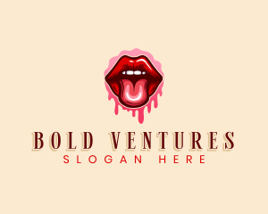 Woman Seductive Lips logo design