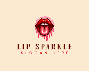 Woman Seductive Lips logo design