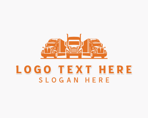 Logistics Delivery Truck logo