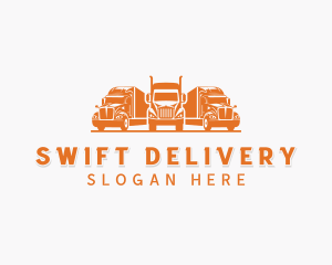 Logistics Delivery Truck logo design