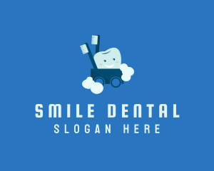 Teeth Dental Cart logo design