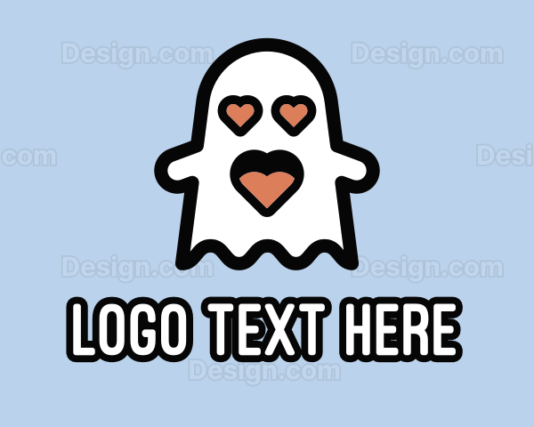 Spooky Love Ghost Logo