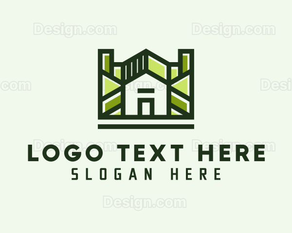 Green Residential House Logo