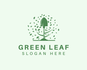 Garden Shovel Landscaping logo design