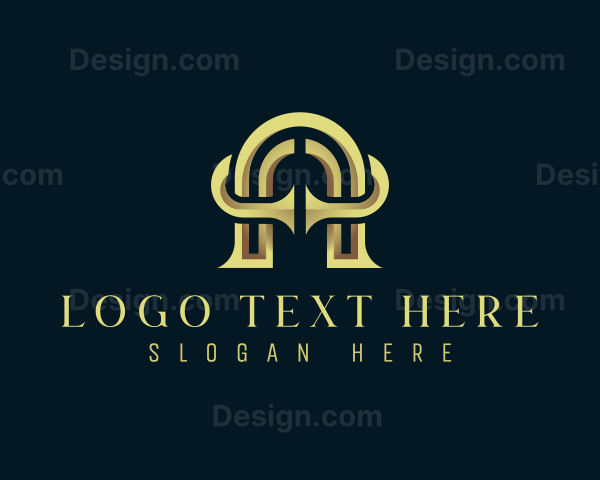 Elegant Jewelry Letter A Logo