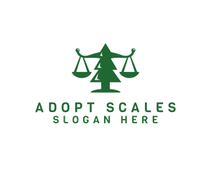 Pine Tree Scale logo design