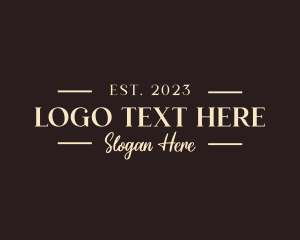 Luxury Serif Business logo