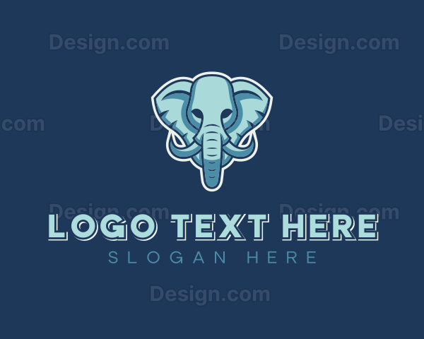 Corporate Elephant Wildlife Logo