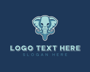 Corporate Elephant Wildlife Logo