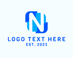 Modern Agency Letter N logo