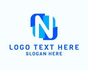 Modern Agency Letter N Logo