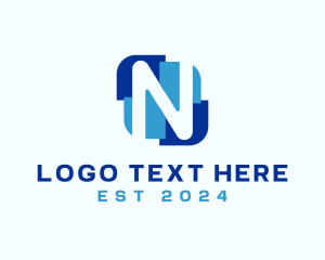 Modern Agency Letter N logo