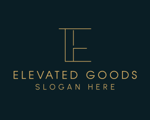 Golden Jewelry Boutique logo design