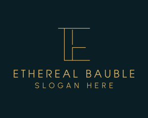 Golden Jewelry Boutique logo design