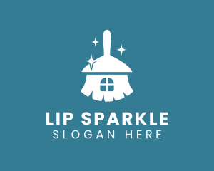 Sparkling Broom House logo design