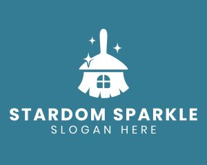 Sparkling Broom House logo design