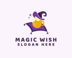 Magic Wizard Beer Mug logo design