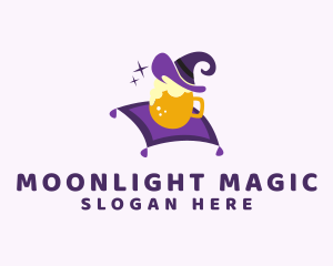 Magic Wizard Beer Mug logo design