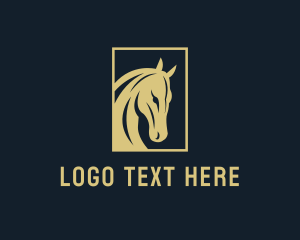 Horse Bronco Stallion logo