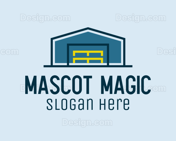 Warehouse Storage Building Logo