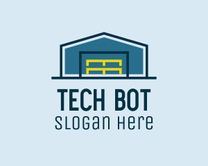 Warehouse Storage Building Logo