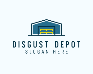 Warehouse Storage Building logo design