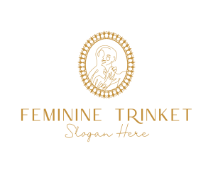 Luxury Woman Portrait logo design