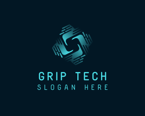 Artificial Intelligence Tech logo design