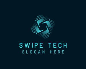 Artificial Intelligence Tech logo design