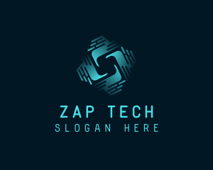 Artificial Intelligence Tech logo design