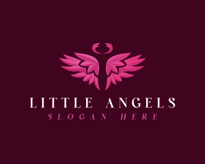 Angel Wing Halo logo design