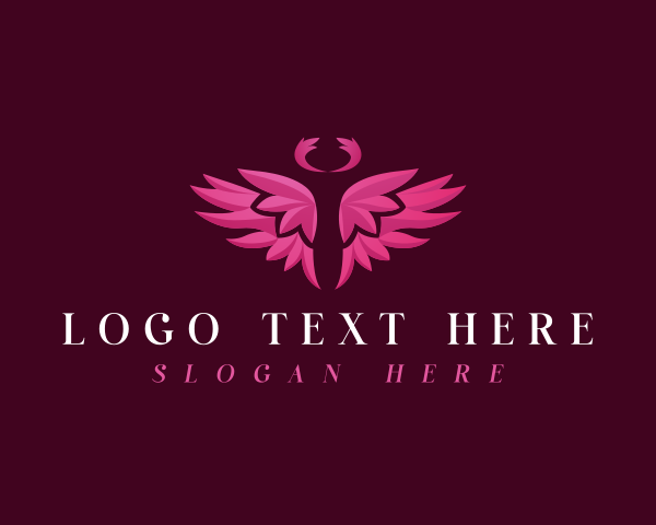 Angel logo example 3