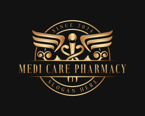 Caduceus Medical Pharmacy logo design