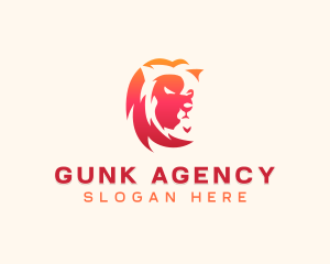 Lion Finance Agency logo design