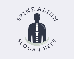 Spine Body Chiropractor Clinic logo design