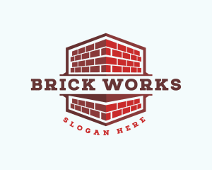 Mason Brick Construction logo design