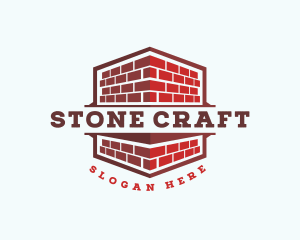 Mason Brick Construction logo design